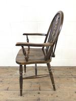 Set of Six 20th Century Wheelback Chairs including Two Carvers (8 of 20) Set of Six 20th Century Wheelback Chairs including Two Carvers (8 of 20)