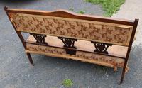 1920s Elegant 3 Seater Mahogany Sofa with Inlay Detailing (3 of 4) 1920s Elegant 3 Seater Mahogany Sofa with Inlay Detailing (3 of 4)