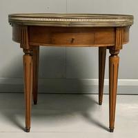 French Marble Top Coffee Table with drawers (2 of 4) French Marble Top Coffee Table with drawers (2 of 4)