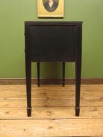 Antique Black Painted Console Table or Desk with Drawers, Gothic Shabby Chic (12 of 16) Antique Black Painted Console Table or Desk with Drawers, Gothic Shabby Chic (12 of 16)