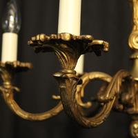 French 6 Light Gilded Bronze Early 20th Century Antique Chandelier (4 of 10) French 6 Light Gilded Bronze Early 20th Century Antique Chandelier (4 of 10)