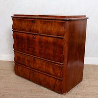 Biedermeier Chest of Drawers Swedish Flamed Mahogany (9 of 10) Biedermeier Chest of Drawers Swedish Flamed Mahogany (9 of 10)