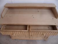 Art Deco Small Antique Pine 2 Door 2 Drawer Dresser Base to wax / paint (6 of 10) Art Deco Small Antique Pine 2 Door 2 Drawer Dresser Base to wax / paint (6 of 10)