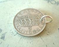 Vintage Pocket Watch Chain Fob 1959 Lucky Silver One Shilling Old 5d Coin Fob (7 of 8) Vintage Pocket Watch Chain Fob 1959 Lucky Silver One Shilling Old 5d Coin Fob (7 of 8)
