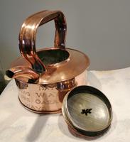 Antique Copper Advertising Kettle (5 of 7) Antique Copper Advertising Kettle (5 of 7)