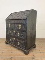 Antique Carved Oak Bureau (10 of 14) Antique Carved Oak Bureau (10 of 14)