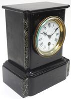 Antique French Slate & Marble Mantel Clock 8 Day Mantle Clock (8 of 9) Antique French Slate & Marble Mantel Clock 8 Day Mantle Clock (8 of 9)