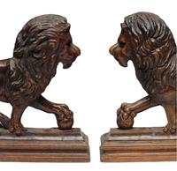 Pair of 19th Century Medici Lions (4 of 4) Pair of 19th Century Medici Lions (4 of 4)