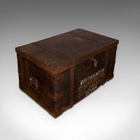 Antique Steamer Trunk, English, Pine, Iron, Carriage Chest, Victorian c.1860 (8 of 12) Antique Steamer Trunk, English, Pine, Iron, Carriage Chest, Victorian c.1860 (8 of 12)