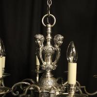 French Silver Gilded Cherub 8 Light Antique Chandelier (6 of 10) French Silver Gilded Cherub 8 Light Antique Chandelier (6 of 10)
