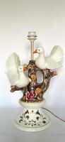Large Capodimonte Porcelain Bird Figurine Table Lamp (4 of 10) Large Capodimonte Porcelain Bird Figurine Table Lamp (4 of 10)
