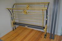 Rare Antique Victorian R.W Winfield 5ft King Size Brass & Iron Sleigh Bed (10 of 21) Rare Antique Victorian R.W Winfield 5ft King Size Brass & Iron Sleigh Bed (10 of 21)