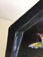 Bretby Art Pottery Black Cloisonne Ware Tray With Painted Birds & Blossom (4 of 9) Bretby Art Pottery Black Cloisonne Ware Tray With Painted Birds & Blossom (4 of 9)