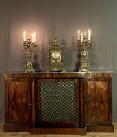 Beautiful Regency Rosewood 3 Door Breakfront Cabinet (11 of 11) Beautiful Regency Rosewood 3 Door Breakfront Cabinet (11 of 11)