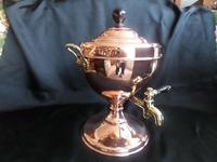 Victorian Samovar / Tea Urn in Copper with Brass Handles professionally polished recently (2 of 6) Victorian Samovar / Tea Urn in Copper with Brass Handles professionally polished recently (2 of 6)