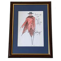 Set of 9 Original Drawings by Ian Thomas - Dressmaker for the Royal Family (2 of 9) Set of 9 Original Drawings by Ian Thomas - Dressmaker for the Royal Family (2 of 9)