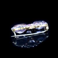 Antique Amethyst Gold on Silver Filigree Brooch Pin (8 of 9) Antique Amethyst Gold on Silver Filigree Brooch Pin (8 of 9)