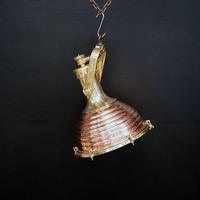 Original Large Copper Fluted Ships Cargo Light (7 of 8) Original Large Copper Fluted Ships Cargo Light (7 of 8)