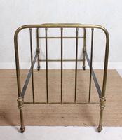 Brass Bed Frame Victorian 19th Century Single Bedframe Cast Iron (8 of 12) Brass Bed Frame Victorian 19th Century Single Bedframe Cast Iron (8 of 12)