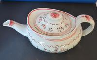 18th Century New Hall Boat-shaped Teapot (5 of 5) 18th Century New Hall Boat-shaped Teapot (5 of 5)