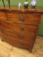 Antique 19th century Mahogany Bow Chest of Drawers, Country House Chest (17 of 18) Antique 19th century Mahogany Bow Chest of Drawers, Country House Chest (17 of 18)