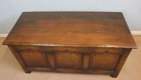 Oak Blanket Chest Coffer (5 of 9) Oak Blanket Chest Coffer (5 of 9)