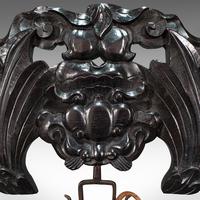 Antique Dinner Gong, Oriental, Ebonised Teak Stand, Chinoiserie, Victorian, 1880 (8 of 12) Antique Dinner Gong, Oriental, Ebonised Teak Stand, Chinoiserie, Victorian, 1880 (8 of 12)