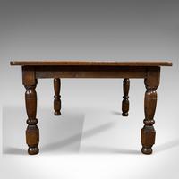 Antique Dining Table, English, Oak, 6 Seat, Country House, Victorian, 1900 (5 of 10) Antique Dining Table, English, Oak, 6 Seat, Country House, Victorian, 1900 (5 of 10)