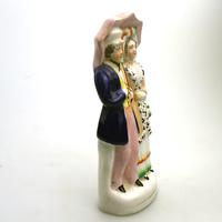 19th Century Pottery Victorian Staffordshire Courting Couple Figure (6 of 9) 19th Century Pottery Victorian Staffordshire Courting Couple Figure (6 of 9)