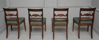Set of Four Regency Mahogany & Brass Inlaid Dining Chairs (6 of 10) Set of Four Regency Mahogany & Brass Inlaid Dining Chairs (6 of 10)