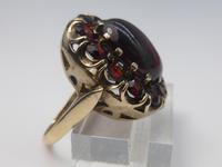 Vintage Gold & Garnet Cluster Ring (7 of 8) Vintage Gold & Garnet Cluster Ring (7 of 8)