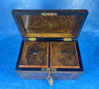 Victorian Tunbridge Ware Twin Section Tea Caddy (16 of 18) Victorian Tunbridge Ware Twin Section Tea Caddy (16 of 18)