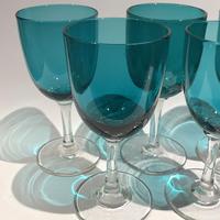 6 Victorian Green Drinking Glasses (5 of 5) 6 Victorian Green Drinking Glasses (5 of 5)