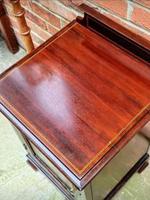 Edwardian Mahogany Wood Bedside Cabinet - Converted Purdonium (4 of 9) Edwardian Mahogany Wood Bedside Cabinet - Converted Purdonium (4 of 9)