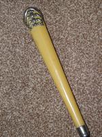 Vintage Silver Plate Walking Stick / Cane with Floral Detailed Celluloid Handle (9 of 11) Vintage Silver Plate Walking Stick / Cane with Floral Detailed Celluloid Handle (9 of 11)