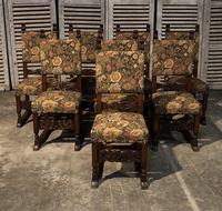 Set of 8 French Oak Dining Chairs (8 of 18) Set of 8 French Oak Dining Chairs (8 of 18)