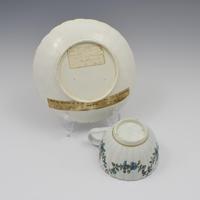 First Period Worcester Porcelain Fluted Cup & Saucer c.1770 (8 of 10) First Period Worcester Porcelain Fluted Cup & Saucer c.1770 (8 of 10)