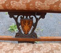 1920s Elegant 3 Seater Mahogany Sofa with Inlay Detailing (4 of 4) 1920s Elegant 3 Seater Mahogany Sofa with Inlay Detailing (4 of 4)