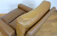 Vintage 1970s Leather & Brushed Steel Armchair by Roche Bobois (12 of 13) Vintage 1970s Leather & Brushed Steel Armchair by Roche Bobois (12 of 13)