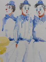 Watercolour Clowns with Tellow Balloons Listed Irish Artist Judith Caulfield Walsh (4 of 10) Watercolour Clowns with Tellow Balloons Listed Irish Artist Judith Caulfield Walsh (4 of 10)