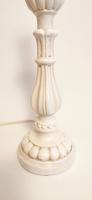 White Painted Plaster Lamp Mid 20th Century (6 of 7) White Painted Plaster Lamp Mid 20th Century (6 of 7)
