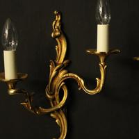French Pair Of Gilded Bronze Antique Wall Lights (10 of 10) French Pair Of Gilded Bronze Antique Wall Lights (10 of 10)