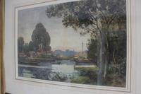 Antique Original Watercolour - John Robertson Miller Fl. 1880-1912 - The Fishing Hamlet (4 of 6) Antique Original Watercolour - John Robertson Miller Fl. 1880-1912 - The Fishing Hamlet (4 of 6)