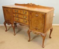 Burr Walnut Queen Anne Style Shaped Sideboard (2 of 13) Burr Walnut Queen Anne Style Shaped Sideboard (2 of 13)