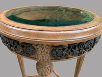 A Pair of Maitland Smith (philippines) French Style Circular Glass Topped Tables (2 of 4)