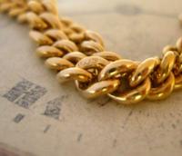 Antique Pocket Watch Chain 1890s Victorian Large 14ct Gold Filled Albert With T Bar (6 of 12) Antique Pocket Watch Chain 1890s Victorian Large 14ct Gold Filled Albert With T Bar (6 of 12)