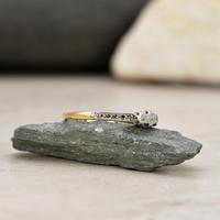 The Vintage Early 20th Century Three Diamond Ring (4 of 6) The Vintage Early 20th Century Three Diamond Ring (4 of 6)