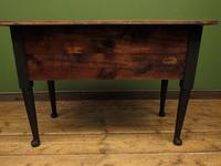 Antique Black Painted Writing Table Desk with Drawers, Gothic Shabby Chic (12 of 12) Antique Black Painted Writing Table Desk with Drawers, Gothic Shabby Chic (12 of 12)