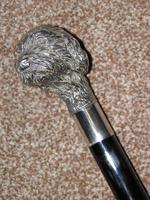 Vintage 925 Silver Detailed Deer Hound Dog's Head Walking Stick / Cane (12 of 20) Vintage 925 Silver Detailed Deer Hound Dog's Head Walking Stick / Cane (12 of 20)