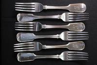 A Harlequin Set of George IV and Later Silver Fiddle Pattern Flatware (4 of 7) A Harlequin Set of George IV and Later Silver Fiddle Pattern Flatware (4 of 7)
